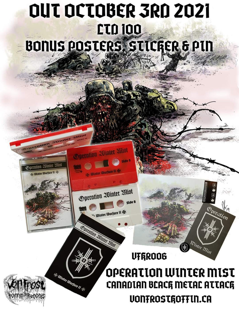 ON SALE THIS SUNDAY AT NOON EST! Operation Winter Mist - Winter Warfare ll cassette.