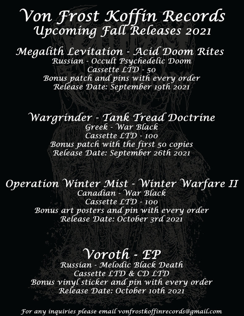 Upcoming Fall Releases