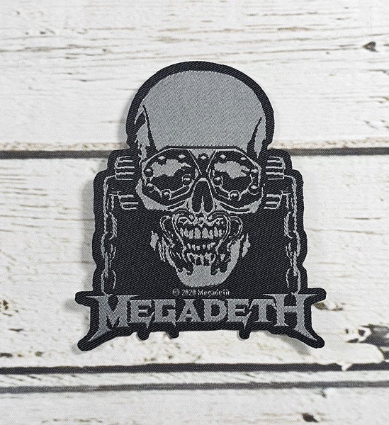 Megadeth - Vic Rattlehead Die Cut Woven Patch – The Black Beast