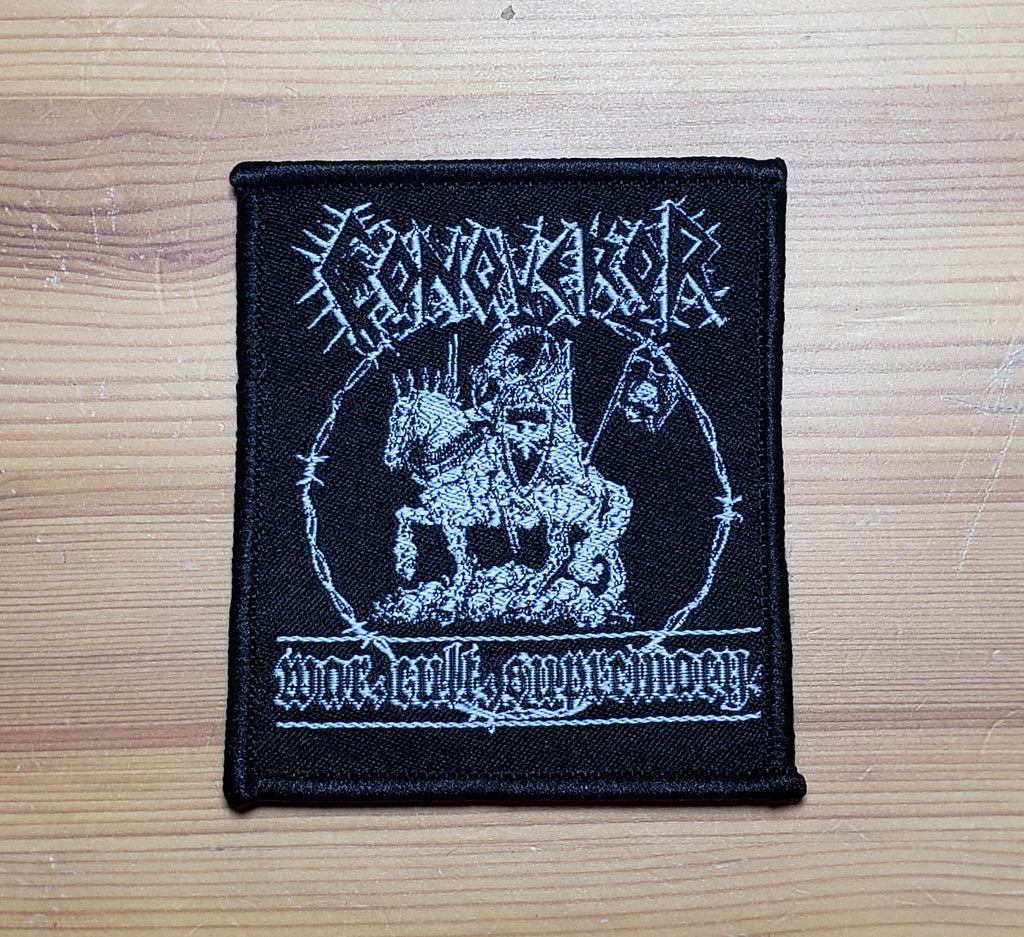 Conqueror - War, Cult, Supremacy Woven Patch