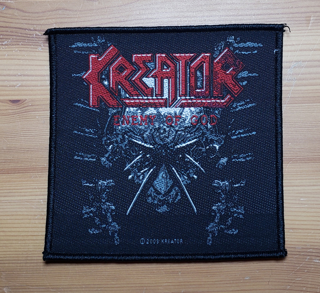 Kreator - Enemy of God Woven Patch