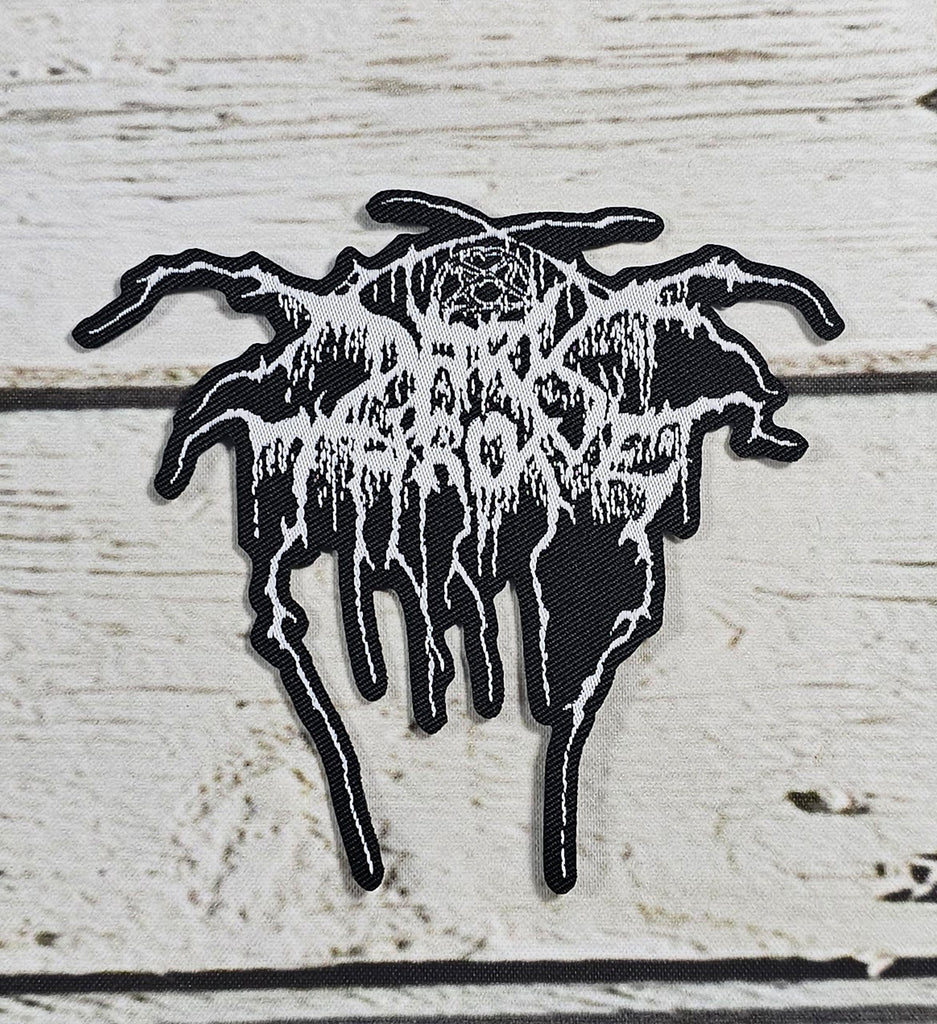 Dark Throne - Logo Woven Die Cut Patch