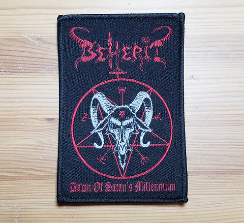 Beherit - Dawn of Satan's Millennium Woven Patch