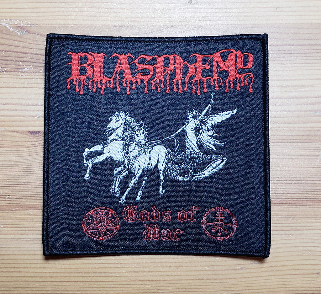 Blasphemy - Gods of War Woven Patch