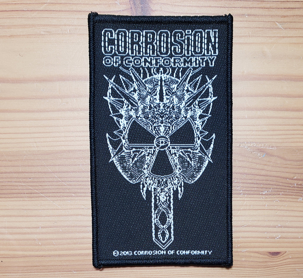 Corrosion Of Conformity - Spike Skull Woven Patch
