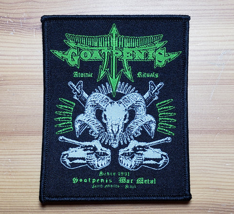 Goat Penis - Atomic Rituals Woven Patch