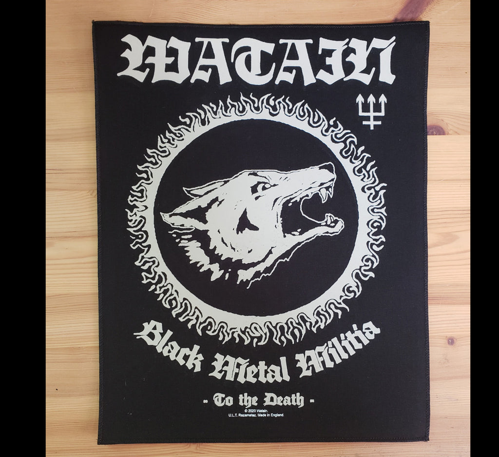 Watain - Black Metal Militia Back Patch